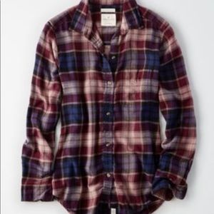 AE Plaid Button-Down